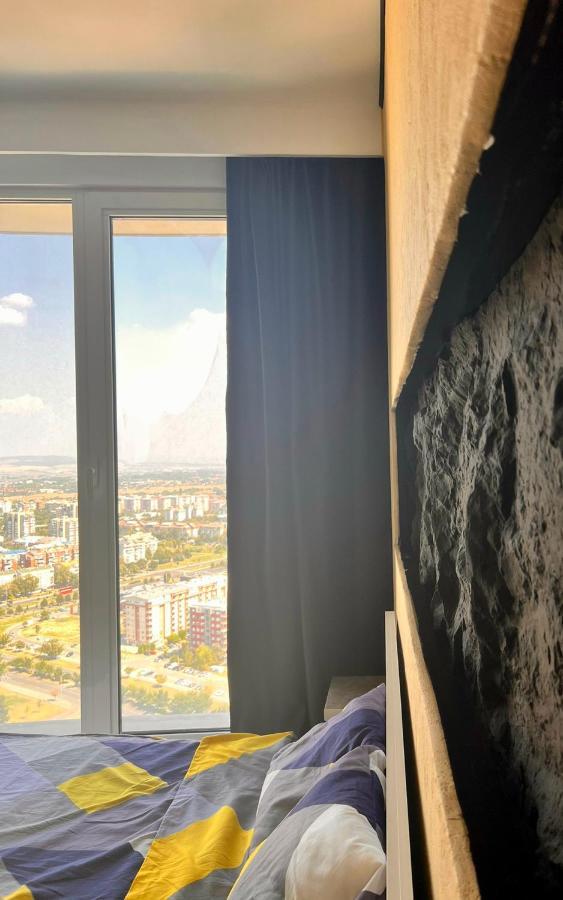 Alfred Sky Smart Apartment 29Th Spa Included สโกเปีย ภายนอก รูปภาพ
