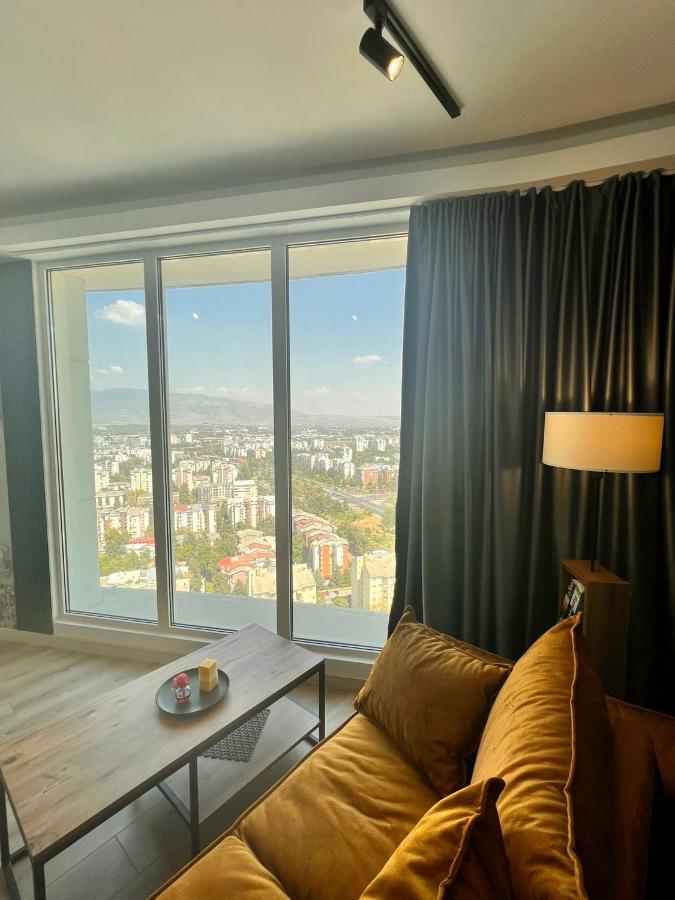 Alfred Sky Smart Apartment 29Th Spa Included สโกเปีย ภายนอก รูปภาพ