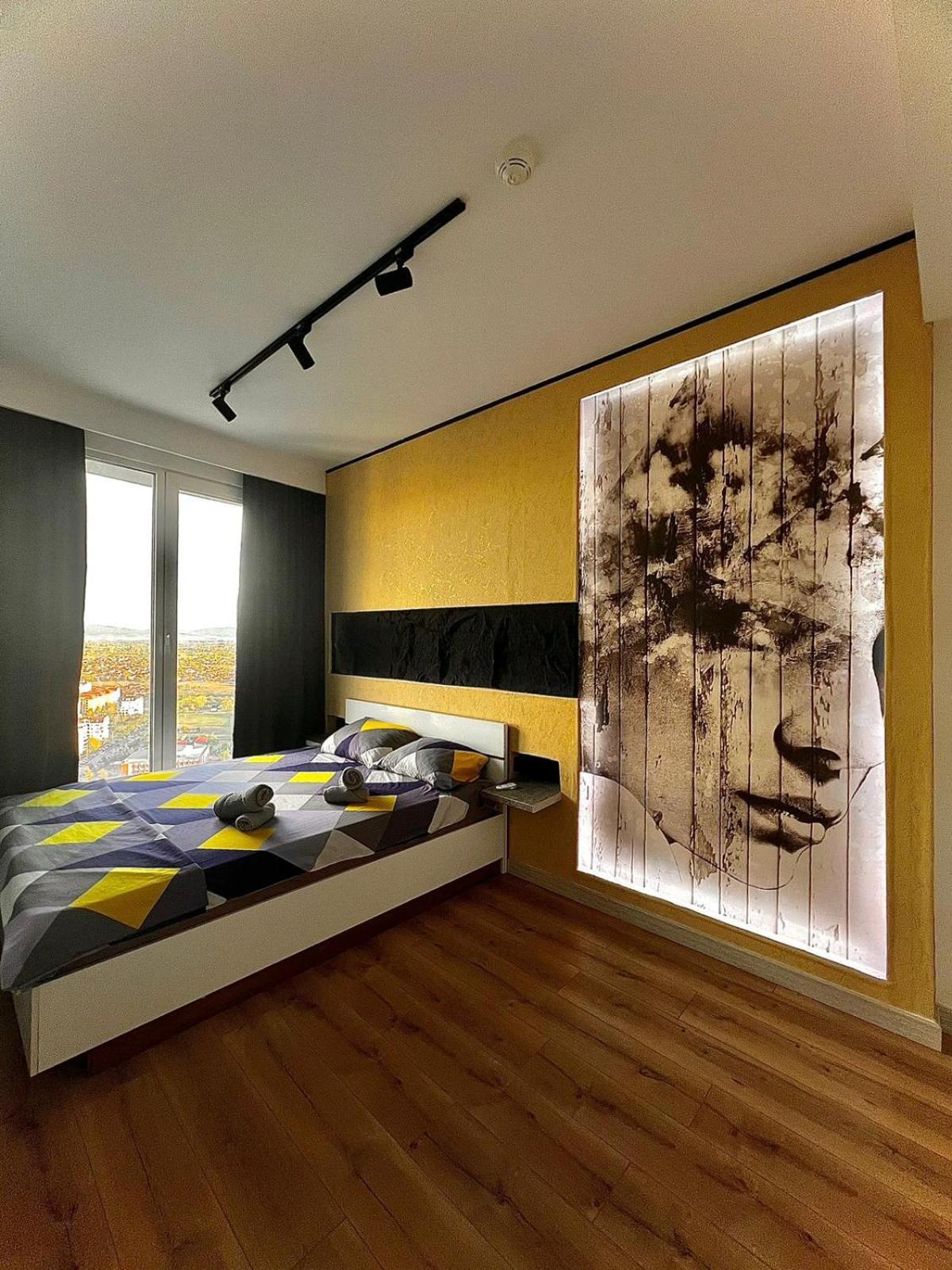 Alfred Sky Smart Apartment 29Th Spa Included สโกเปีย ภายนอก รูปภาพ