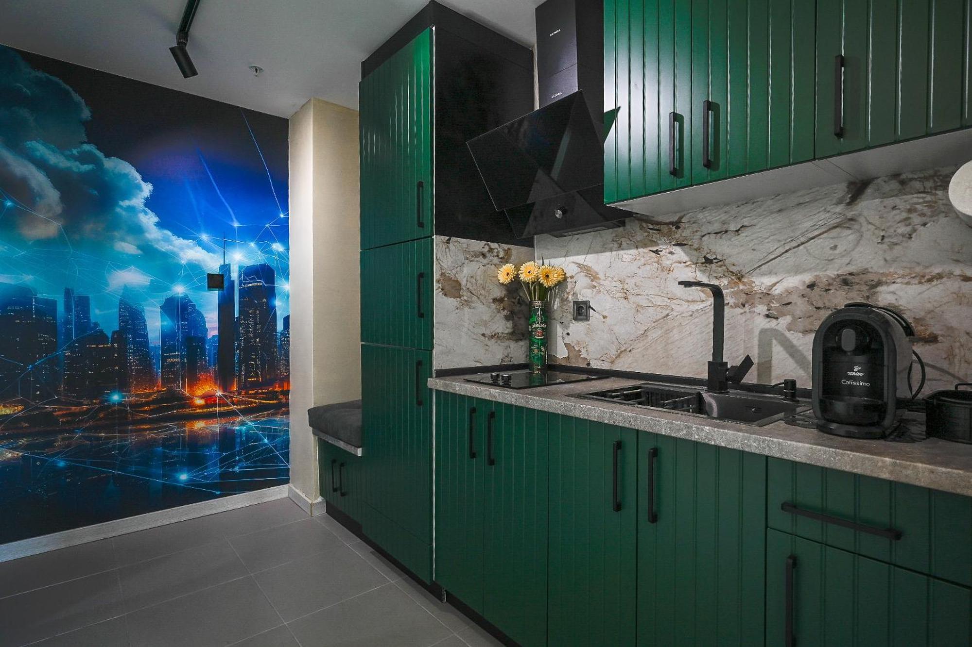 Alfred Sky Smart Apartment 29Th Spa Included สโกเปีย ภายนอก รูปภาพ
